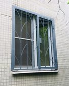 Изготовление сварной решетки РС04 на окно - фото