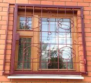 Установка решетки металлической распашной РП15 на окно