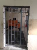 Процесс изготовления решетчатой металлической двери РД10